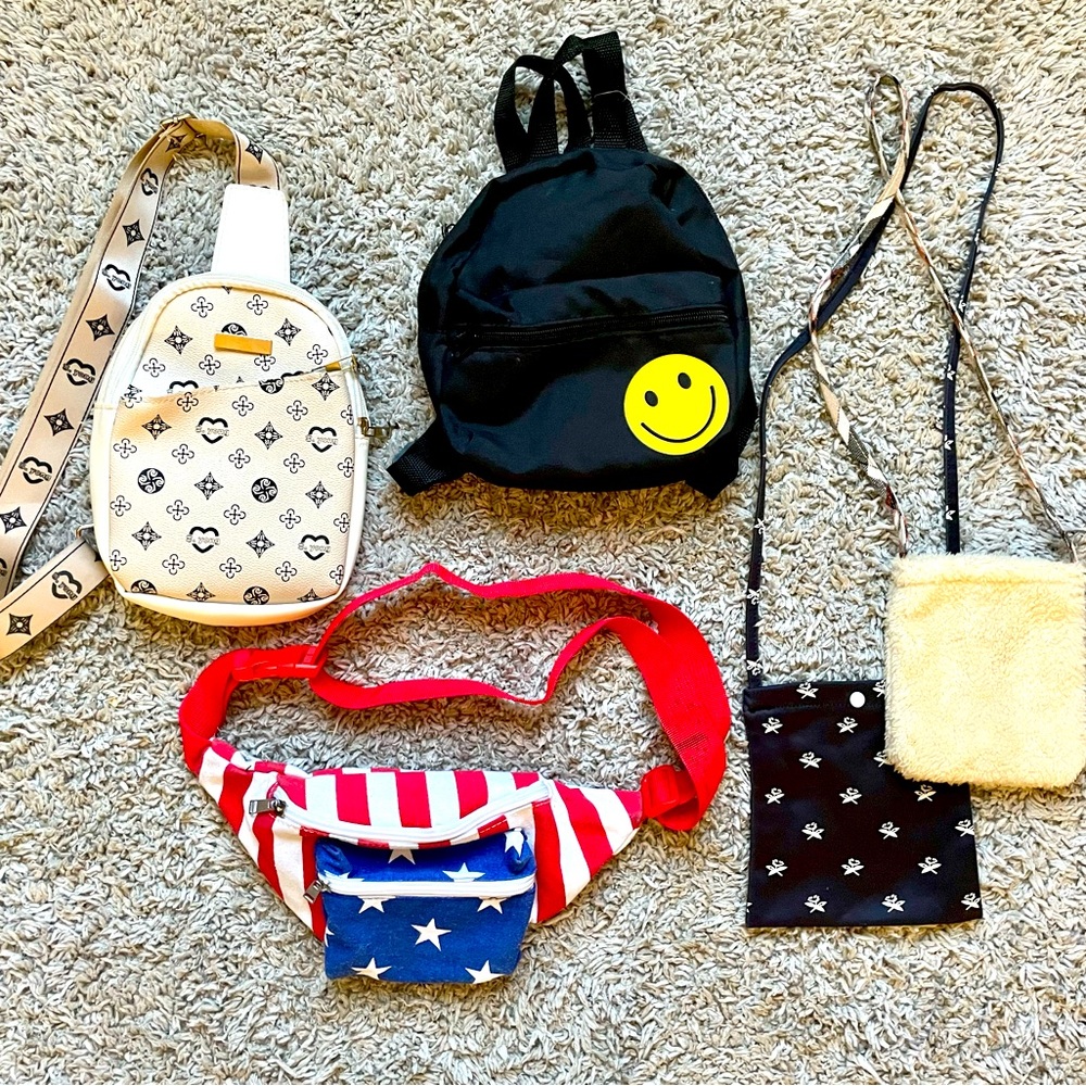 Kids bags lot